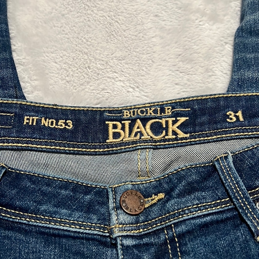 Buckle Black Ripped Jeans - Picture 5 of 6
